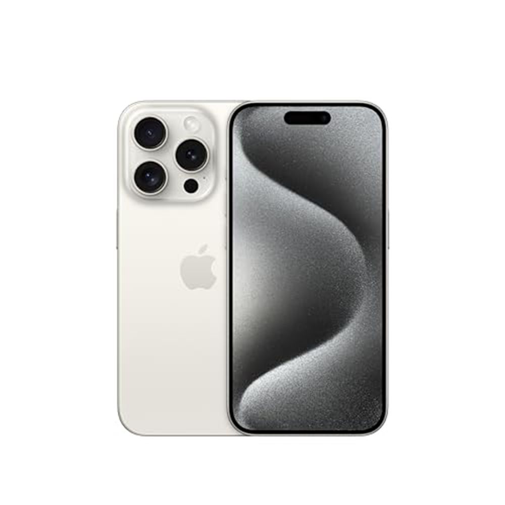 Apple iPhone 15 Pro (Unlocked, 128GB)  6.1” Super Retina XDR Display, A17 Pro Chip, Dynamic Island, Pro Camera System Refurbishment GSM Phone【Lowest Price Online】
﻿White