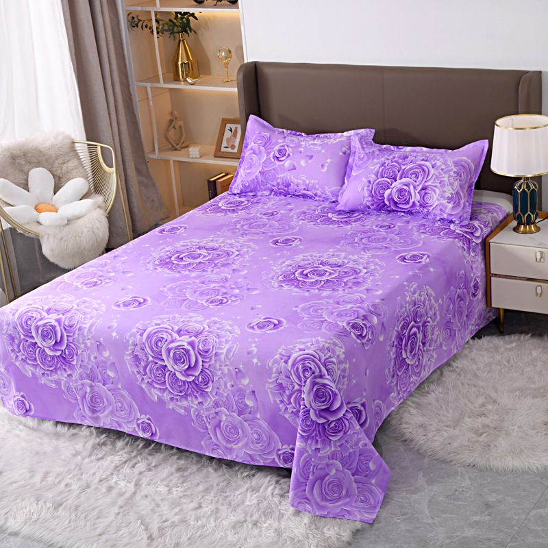 120*230cm,160*230cm,200*230cm,230*250cm Aloe vera cotton bed sheet pillow case 48*74cm CRRSHOP free shipping Matte bed cover