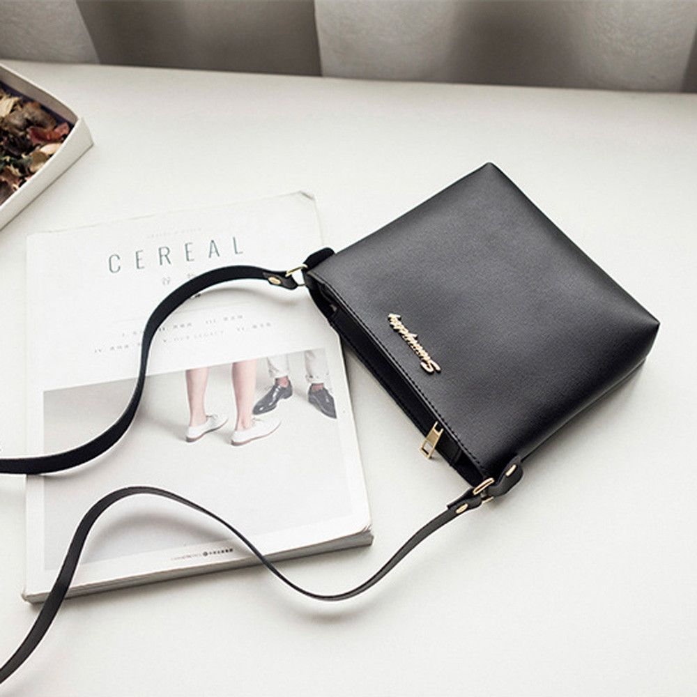 Soft Leather Women Bag Set Luxury Brand Fashion Designer Female Shoulder Bag