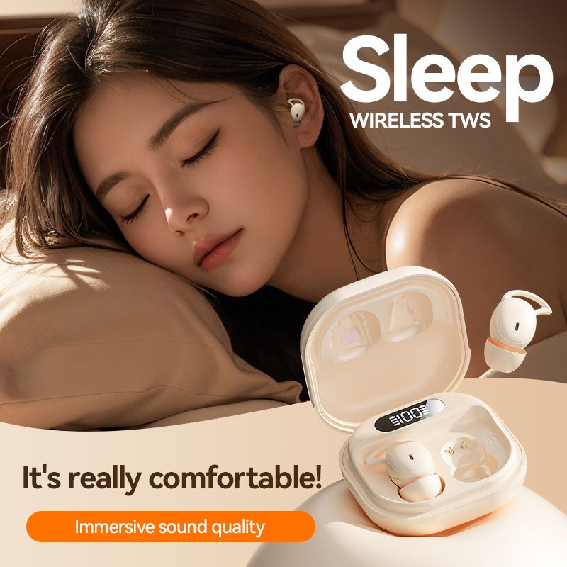 Wireless Sleep Special Side Sleep Bluetooth Headphones TWS Wake-up Mini Sports Running Headphones