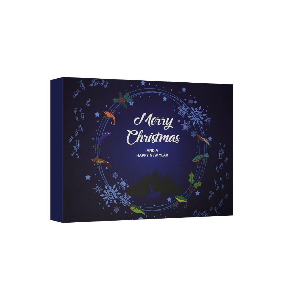 New False Bait Fishing Set Calendar Blind Box Creative Fishing Gift Set