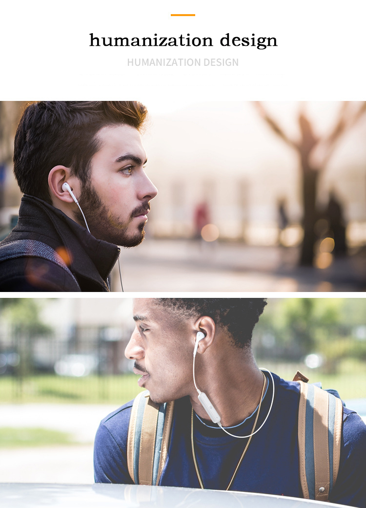 S6 Sport-Ear Neckband S6 Wireless Headphone Bluetooth V4.1 Earphone With Mic Stereo Earbuds Headset