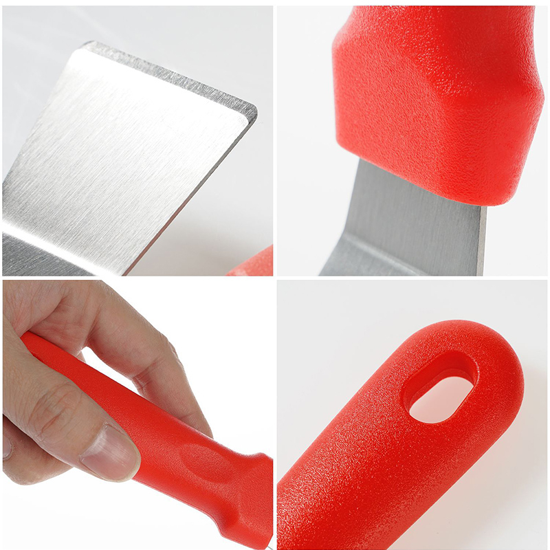 CC-1953 Multipurpose Kitchen Cleaning Spatula, Kitchen Cleaning Shovel Refrigerator defrosting Shovel, Stainless Steel Oil Fume Removal ice Shovel,Clean Stubborn Dirt Spatula