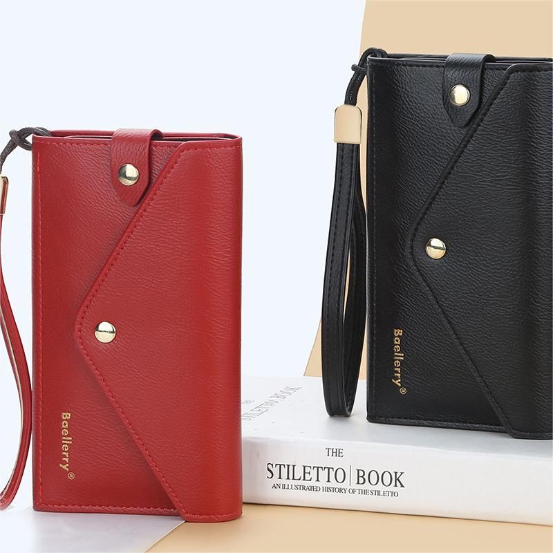 8616 Women's New Fashion Multi-Card Wallet Zipper Soft Wallet
