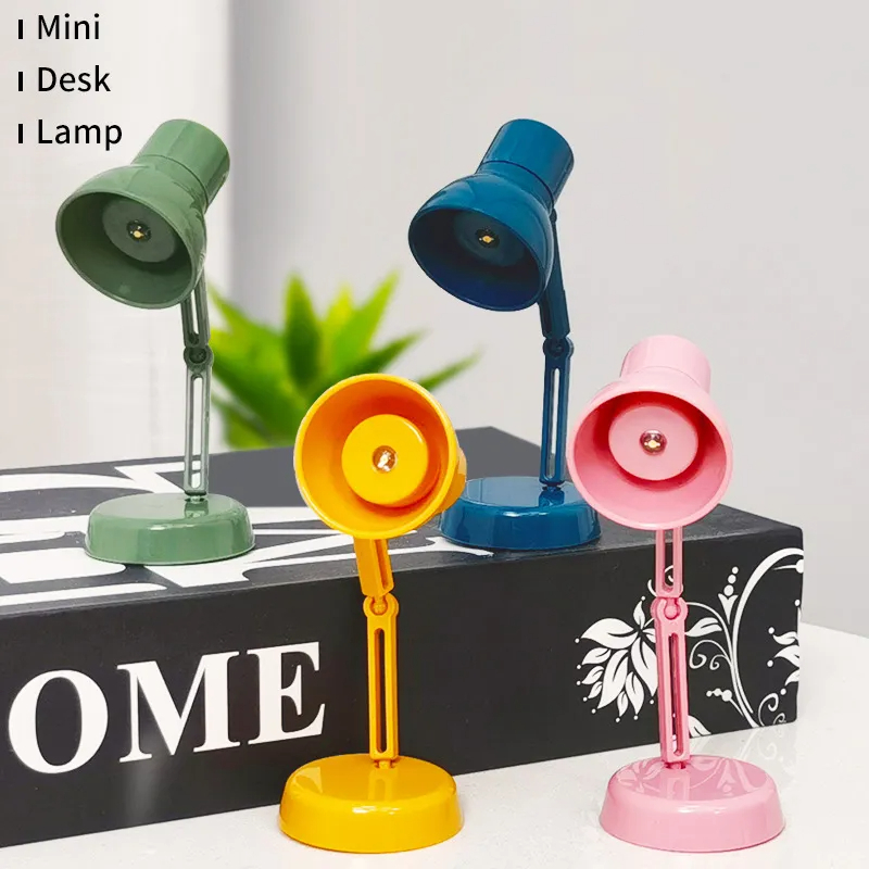 AJJP0025 Cute Mini LED Table Lamp Removable Portable Reading Auxiliary Desk Lamp Bookmark Tools Kawaii Stationery School Supplies