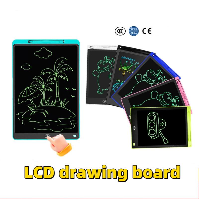 LCD writing board, 8.5 inch, 12 inch, 16 inch, drawing board, learning handwriting board, LCD electronic drawing board CRRSHOP Color screen Highlight LCD handwriting board