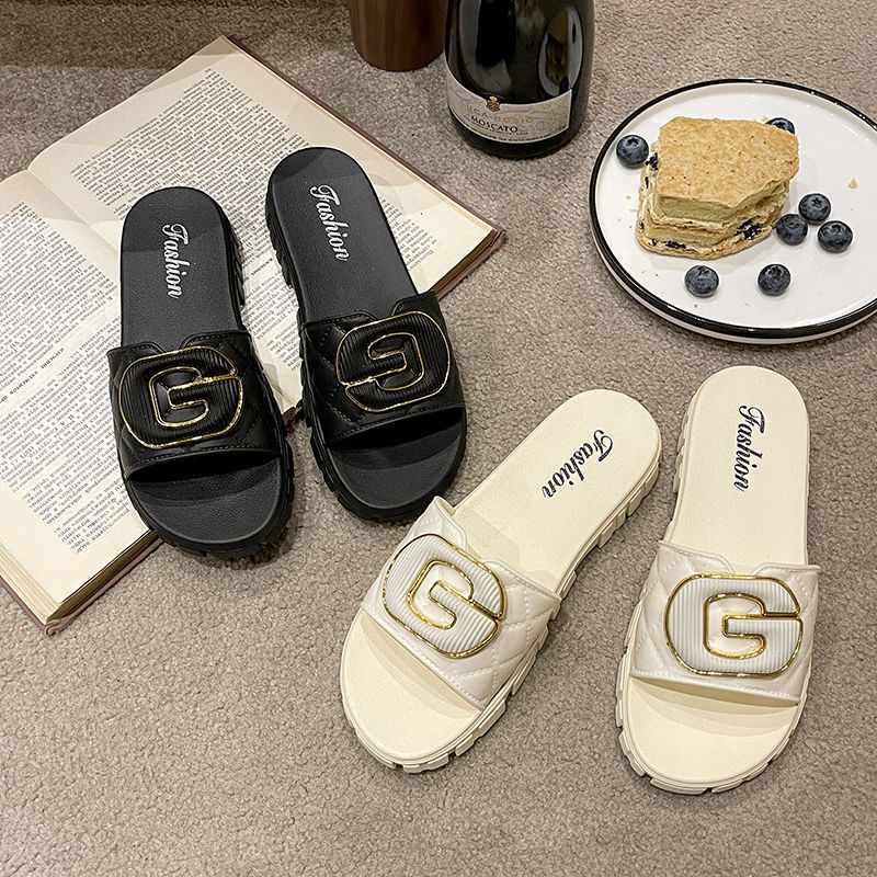 DAG Women Slippers Outdoor Rubber Footwear Casual Slippers Flat Sandals