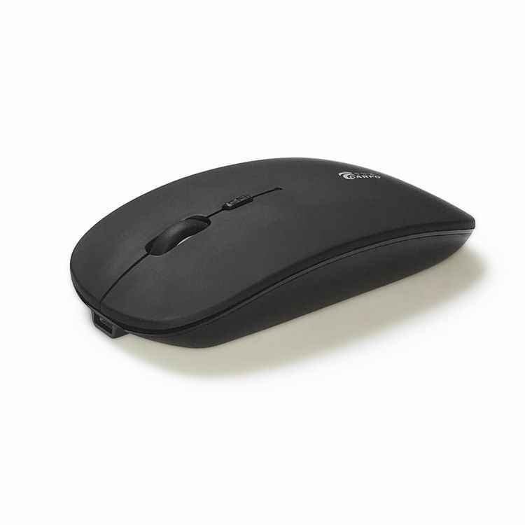 V2013 Rechargeable Wireless Mouse Skin-friendly Quiet Touch Black Sliver Gold