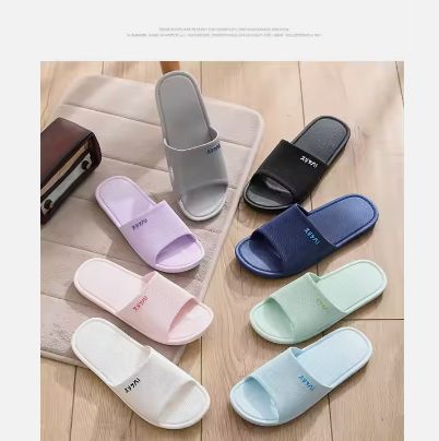 Summer women man comfortable home bathroom PVC slides slipper sandals