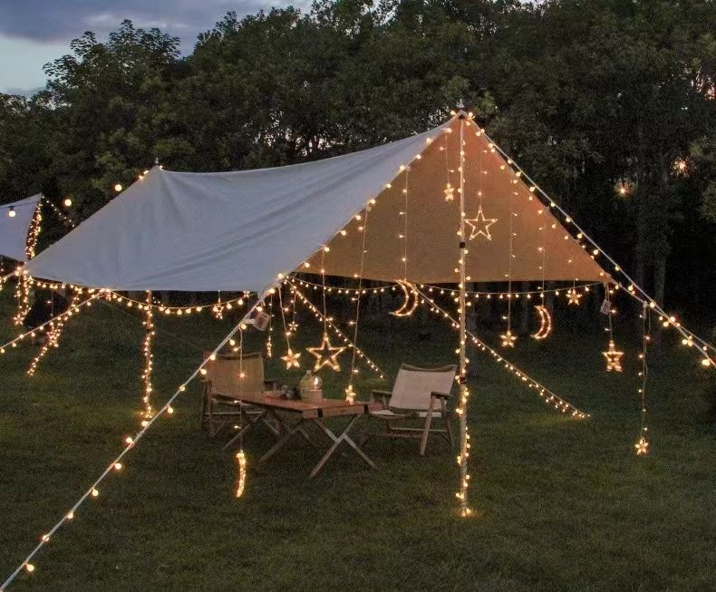 33m 20 LEDs Battery Operated String Lights LED star lights, atmosphere lights, camping lights, ball lights, Christmas birthday decorations, bedroom decorative lights.