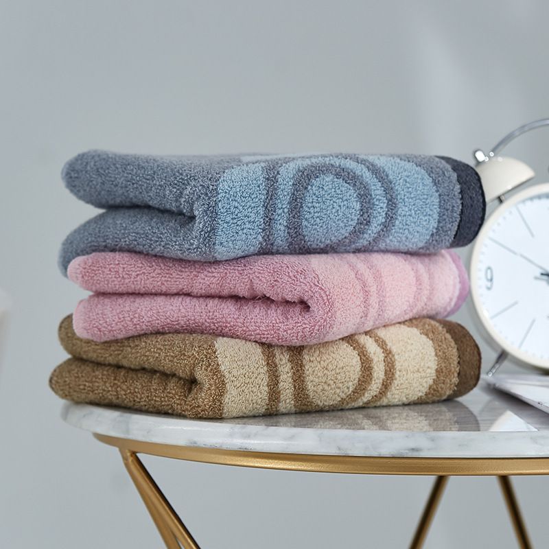 8992 Antibacterial Pattern Face Towel Cotton Soft Towel