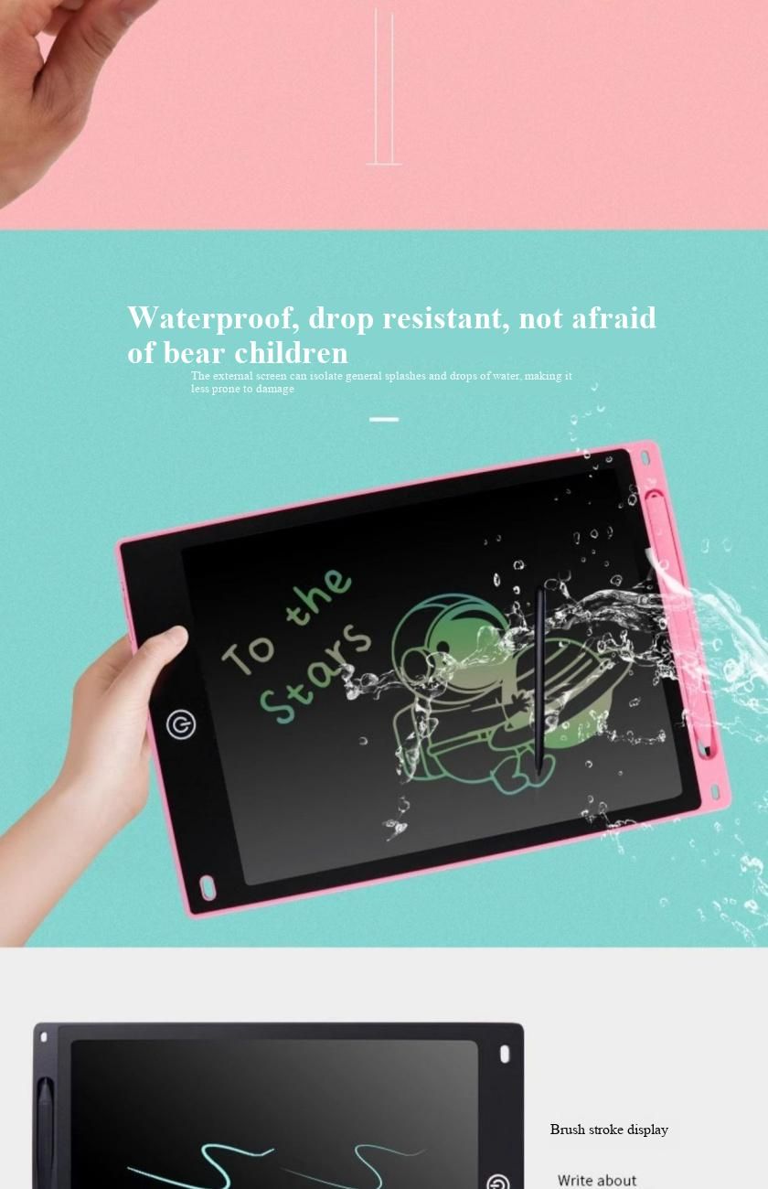 Children’s LCD Writing Tablet, Erasable Electronic Graffiti Board, Home Handwriting Drawing Pad, Non-Toxic Reusable Kids Educational Toy, Portable Toddler Doodle Board for Cross-Border Sale