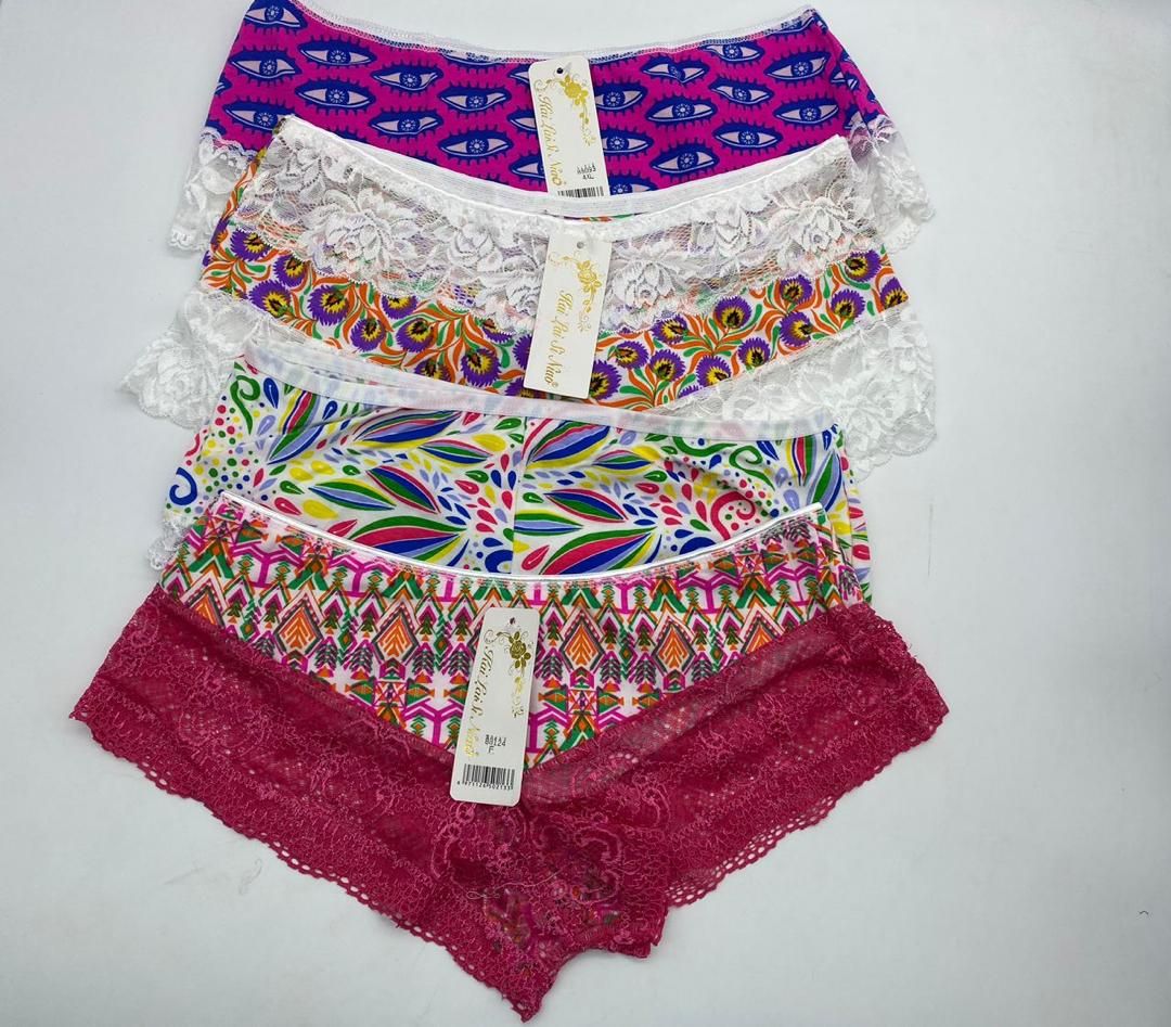 3 Pieces in a pack Free-Size Comfortable and Functional Women's Underwear. Lace & Cotton Panties, Pant For Ladies.  