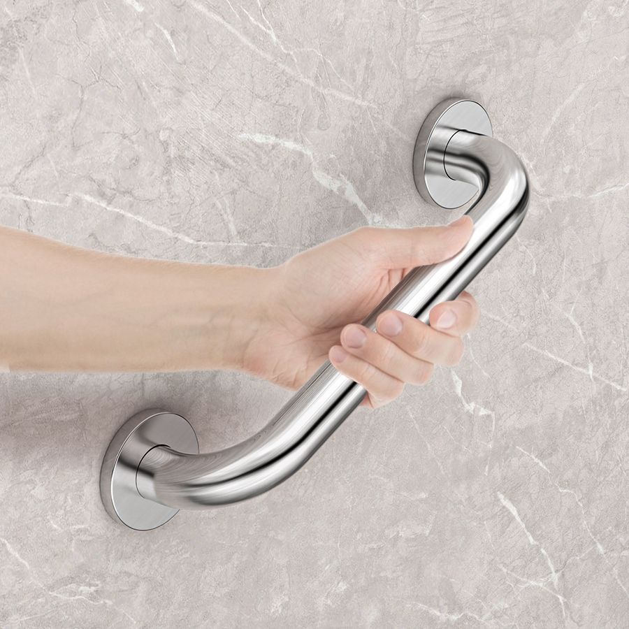 Shower Grab Bars for Bathtubs and Showers, Handicap Grab Bars for Shower Anti Slip, Shower Grab Bars for Senior for Wall Stainless Steel,  Anti Slip Shower Grab Bars Stainless Steel Shower Handle Toilet Handicap Elderly Senior Assist Bathroom Saft Handle，Holds up to 500LBs, Brushed Nickel