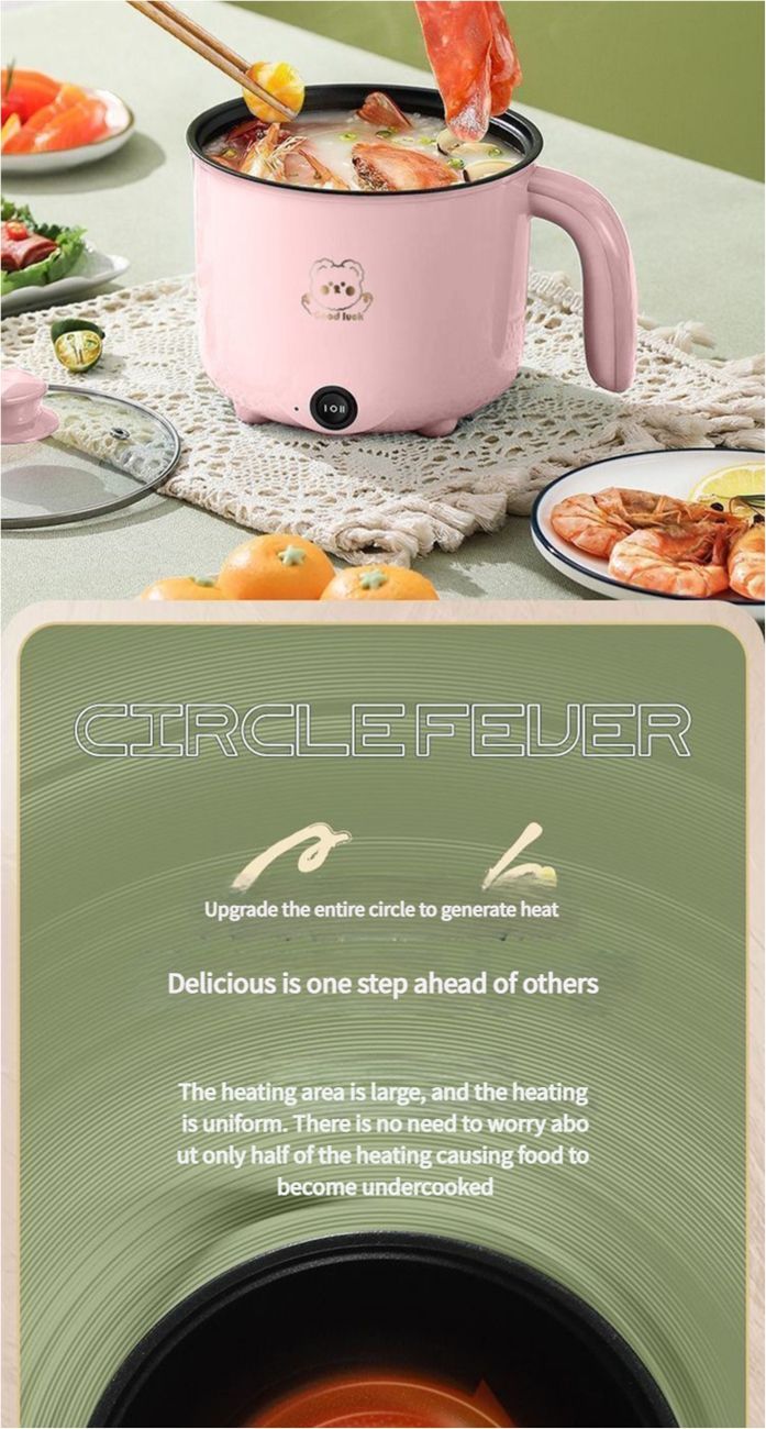 Electric cooker multifunctional small electric rice cooker household electric hot pot students dormitory electric hot pot special pots