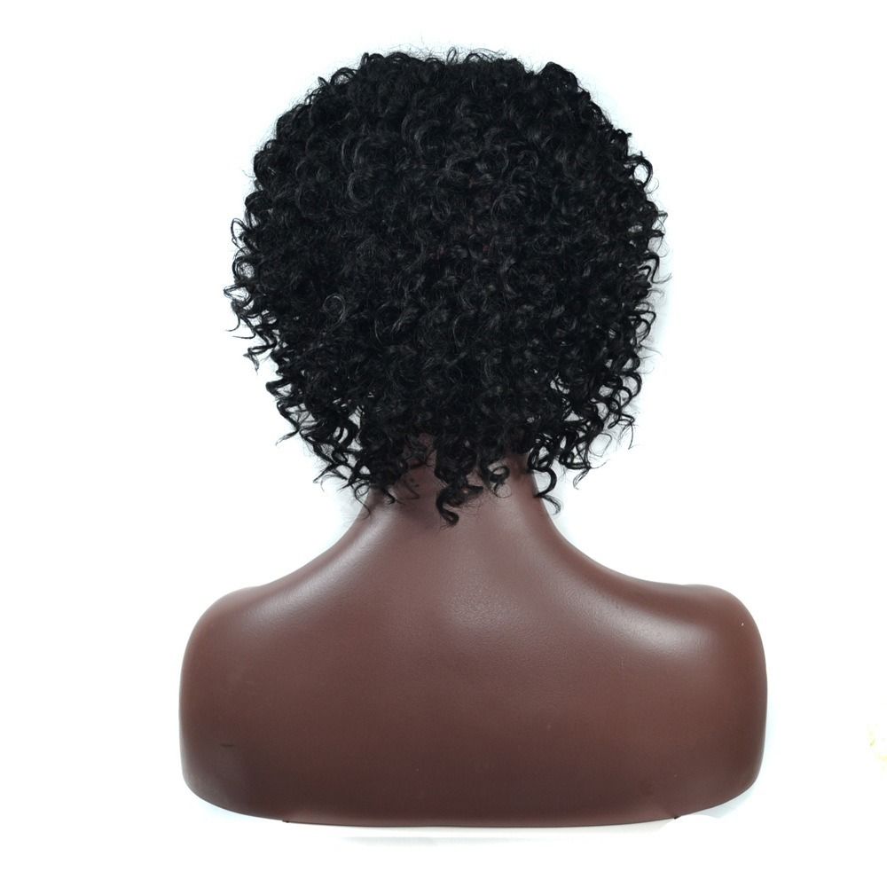 TopKiss Sexy Small Curls Wig for Women, Wish Synthetic Hair Head Cover Local