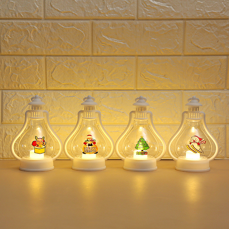 Christmas Decorations New LED Lights Children Portable Window Display Christmas Tree Pendant Creative Props(This product does not contain batteries)

 