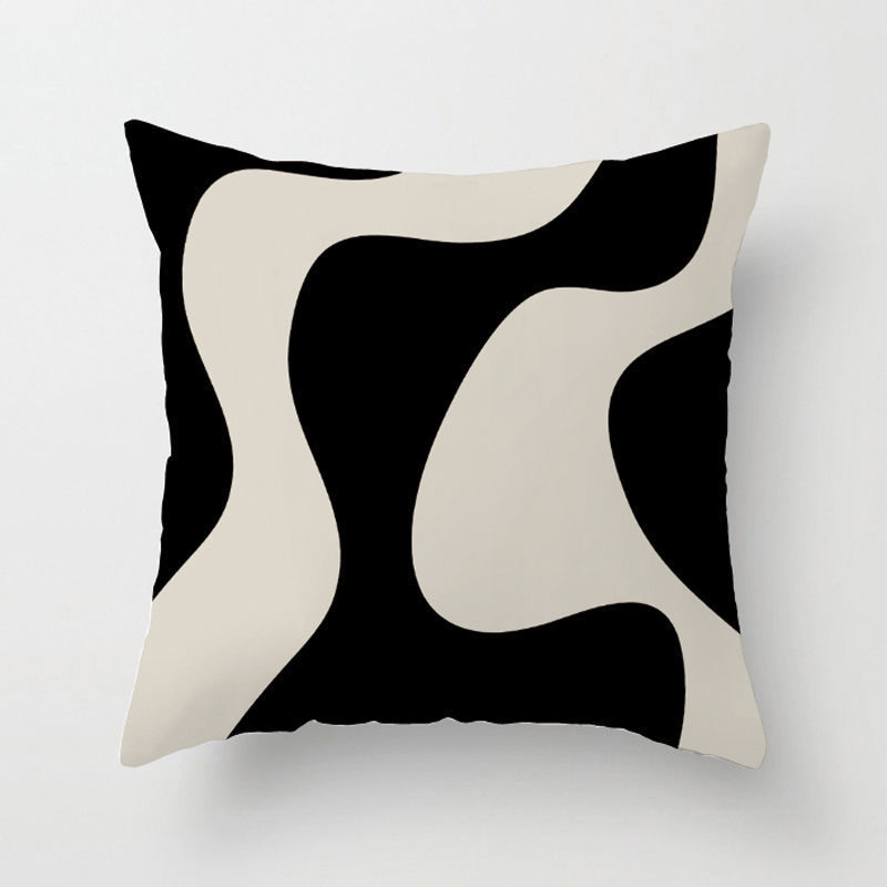 Color Block Cushion Cover Without Filler
