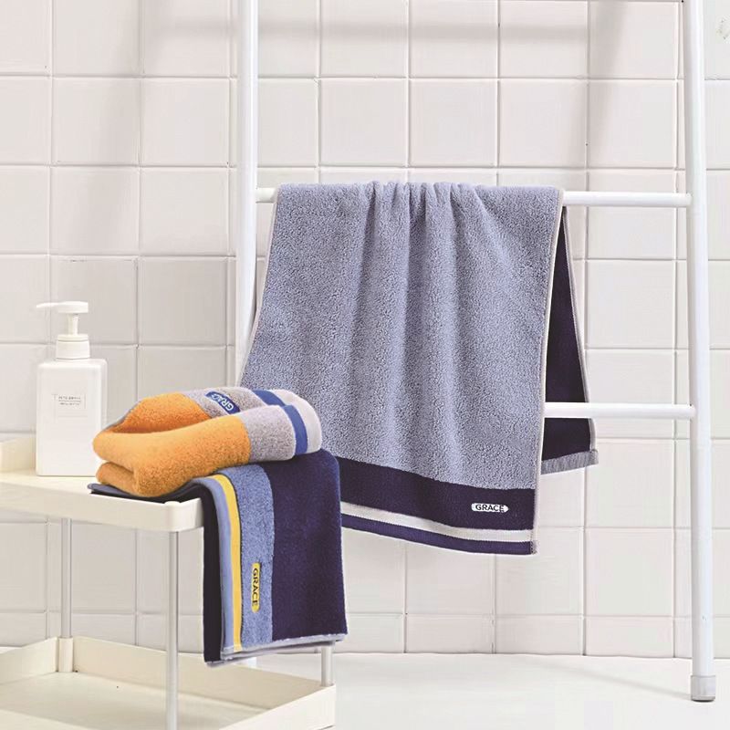 220081 Cotton Embroidered Towel, Soft and Comfortable Wash Face Towel