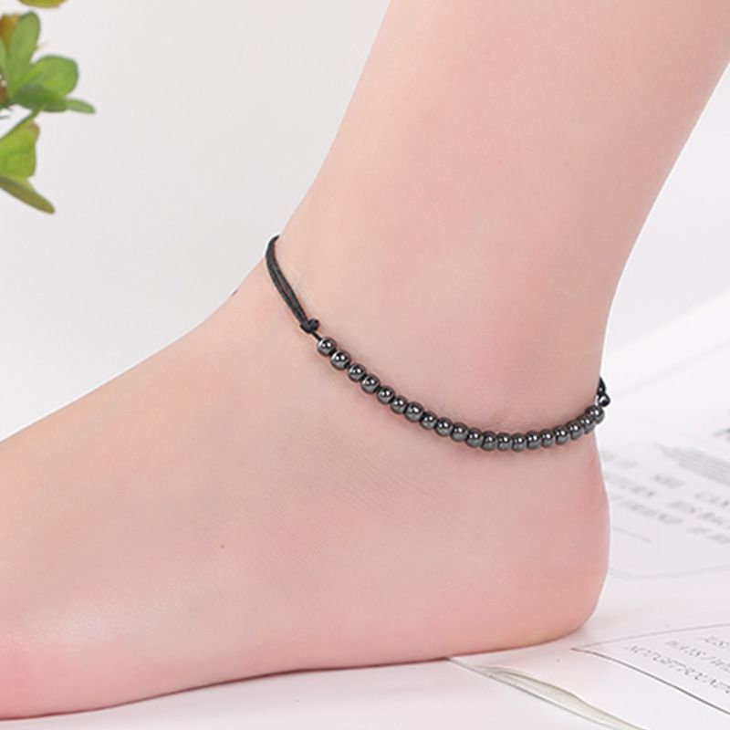 AK22Y0043 Fashionable Adjustable Stone Beads Anklets Women Jewelry Anklet