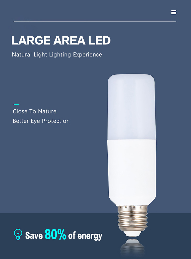 Leopard Cat LED E27 B22 Spiral Cylindrical Energy-saving Bulb 7W 12W 15W 20W Tubular LED Light Bulb AC220V  360 Degree Lamp Indoor Bar Coffee Bar Bedroom Home Lighting Decoration