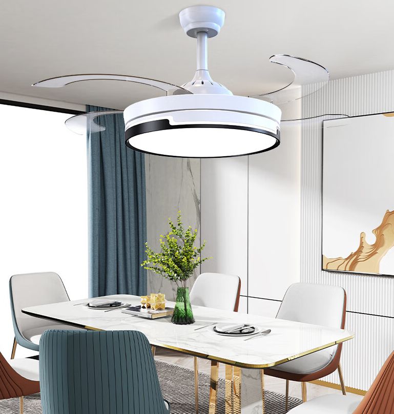 1pc LED Ceiling Fan Light With Remote Control Low Floor Decorative Light Energy-saving Light With Fan In Bedroom And Home, Modern Nickel Ceiling Fan with Quiet Reversible DC Motor, 3 CCT Dimmable LED for Bedroom, Living Room, Patio, Indoor and Outdoor,Diamond  brand