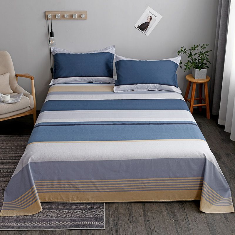 Washed cotton and brushed bed sheets soft comfortable Resistant to dirt Easy to clean Bed Sheet free shipping 120*230CM,150*230CM,180*230CM,200*230CM bedspread sheet bedclothes