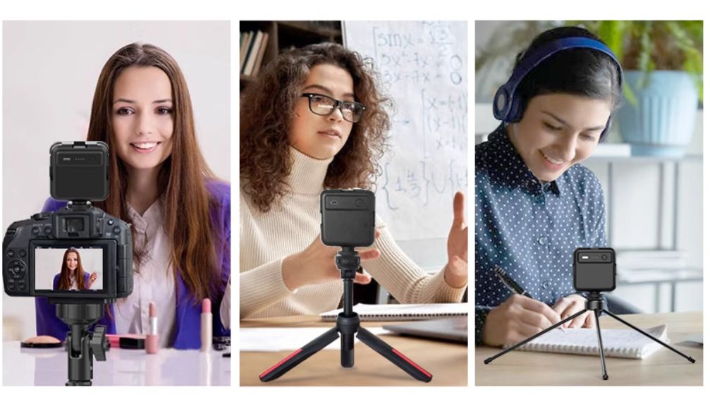 RGB LED Video Lights with clip Photography Selfie- Camera flashlights photo