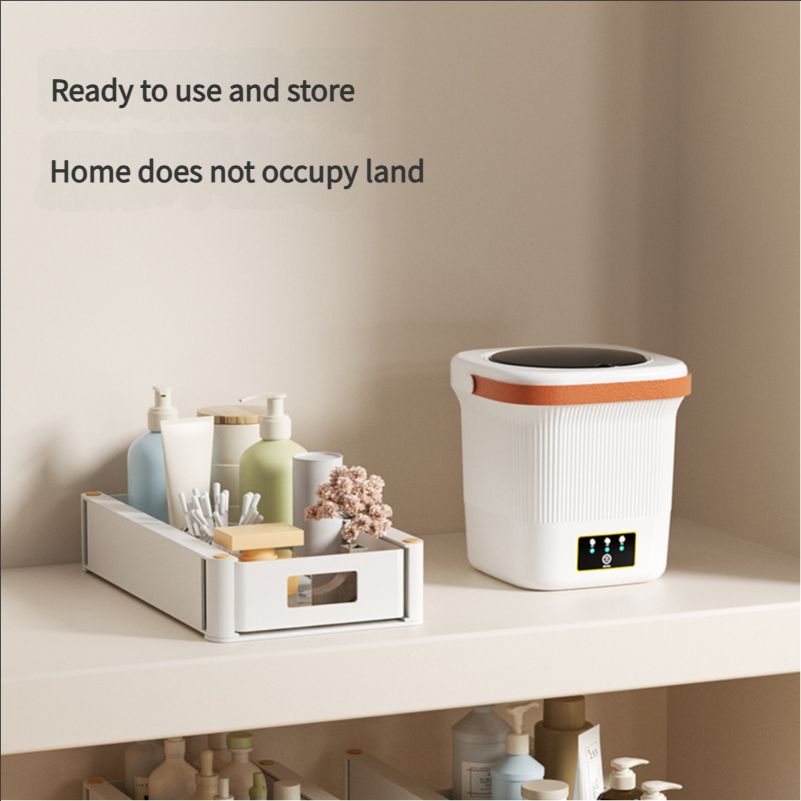 Mini integrated underwear washing machine 9L small cleaning household socks washing artifact washing and removing dual-purpose underwear