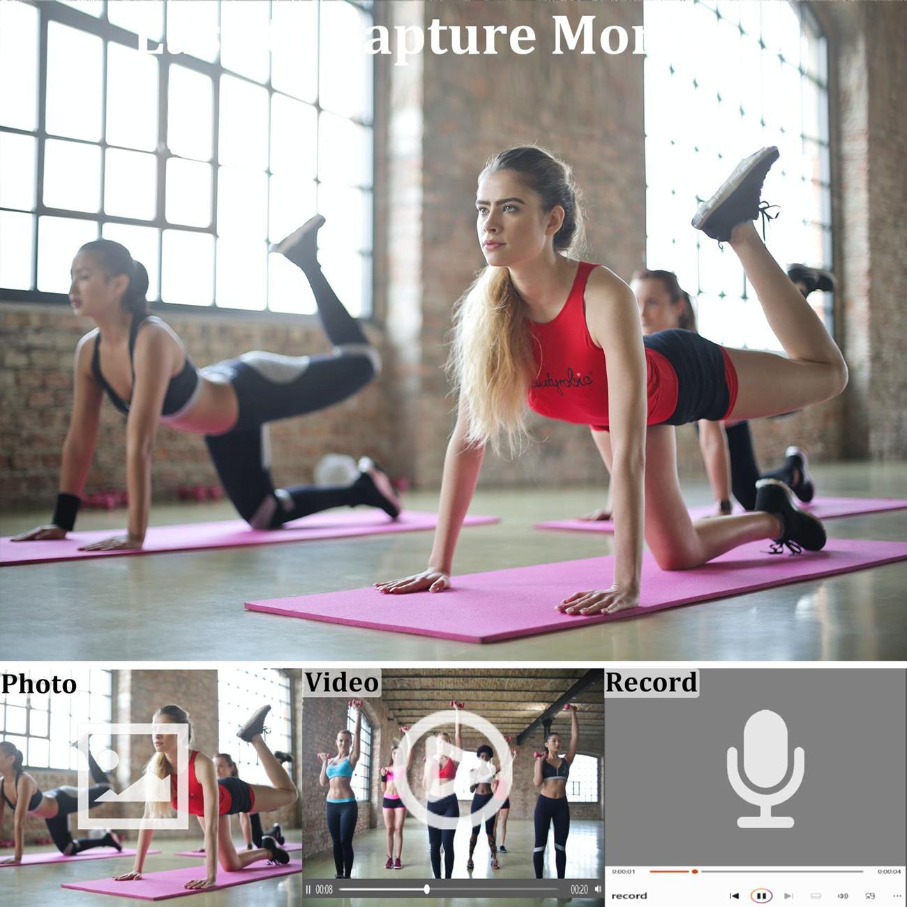 L9 sports camera ultra-clear picture quality portable outdoor video wifi camera conference recorder recording pen HD night vision
