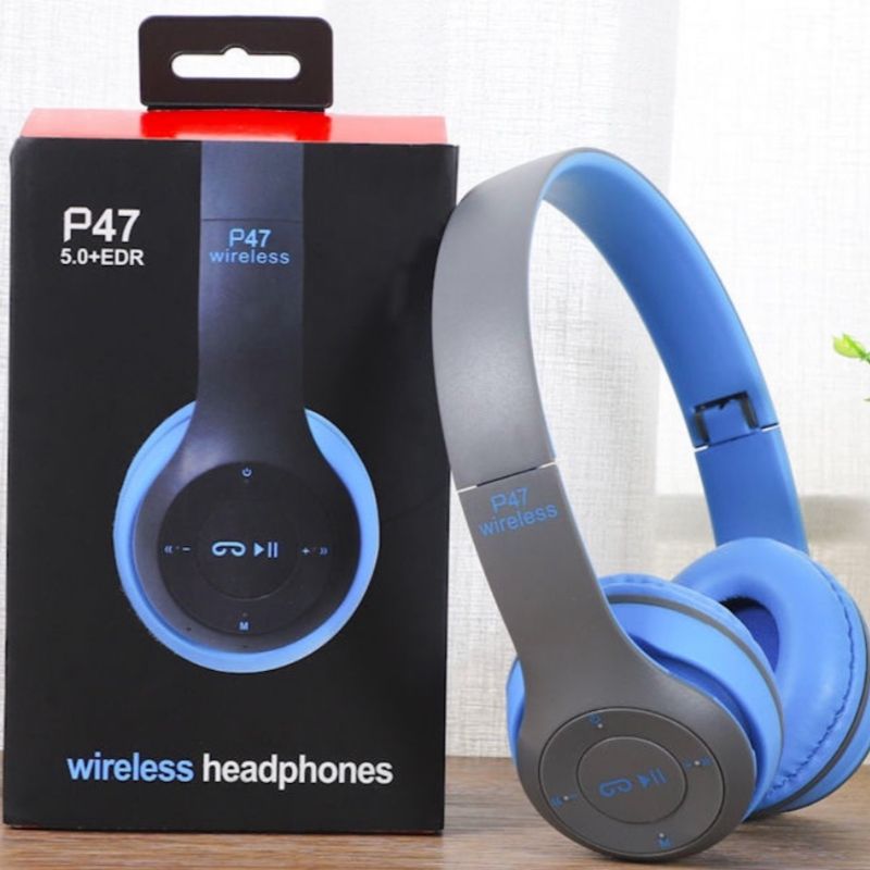 New P47 Bluetooth earphones, head mounted, foldable, heavy bass, wireless sports earphones,Bluetooth Headset ,Earphones,over ear headphones,wireless earphones
