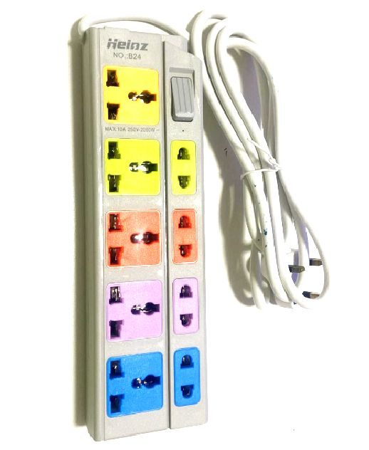 Plugs Sockets 12 220V 13 Amp Charger Double Power Strip International Universal 9 Hole power outlet switch socket Universal Socket