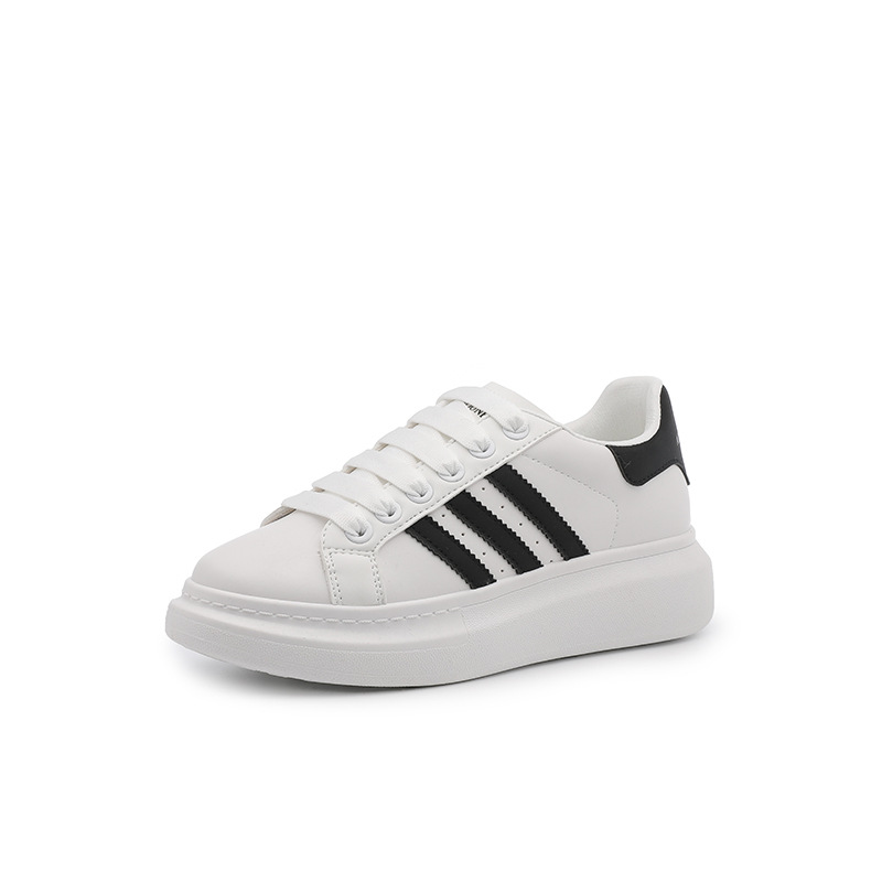 Sneaker Woman Sneaker Shoe Woman Sneaker Lady Shoe Spring New White Shoes Female Student Korean Version Thick Soled Female Internet Celebrity Shoes Casual Shoes for Couples