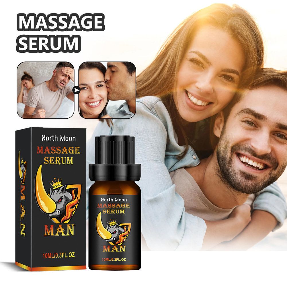 North Moon 10ml Man Massage Oil Cock Erection Enhance care endurance vitality external massage care oil Man body Health Care Essential Oil