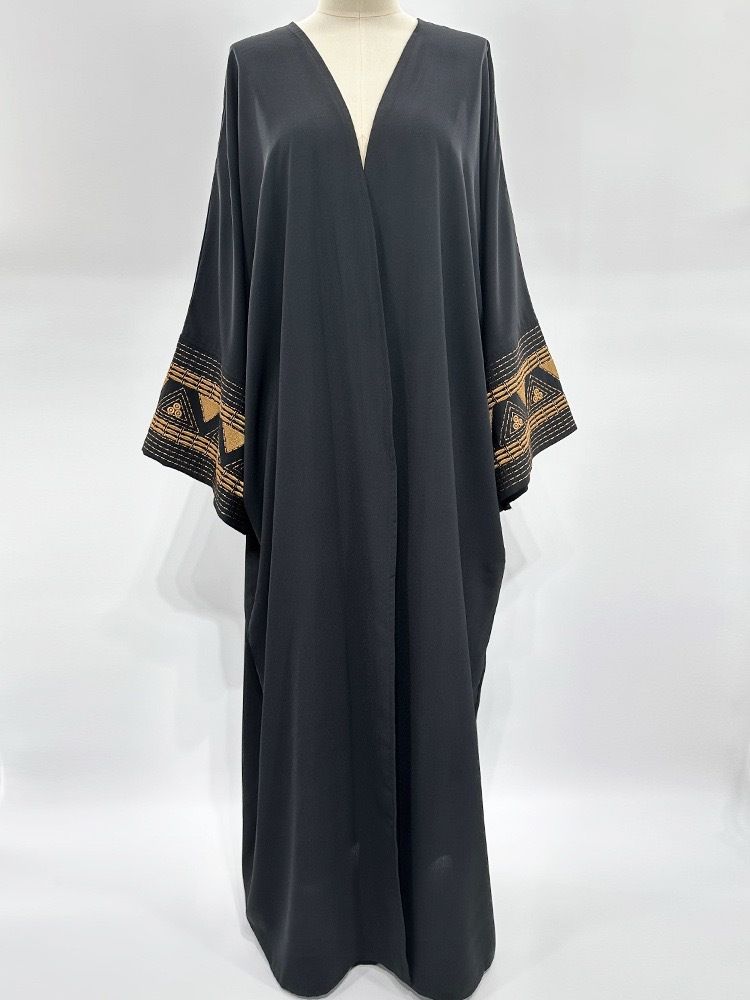 Embroidered Robe Fashion Outerwear Abaya Robe