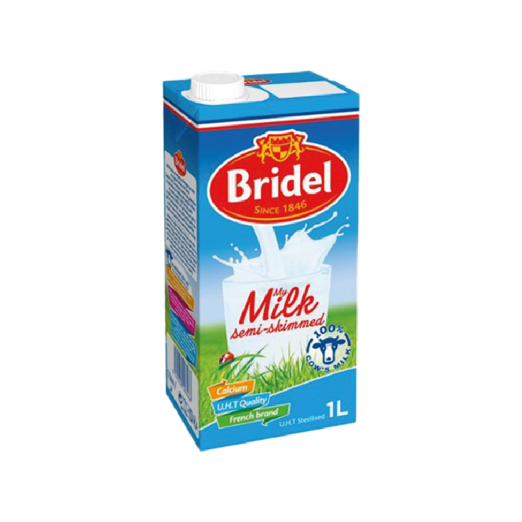  Bridel Semi-Skimmed Milk[Ultra Heat Treatment (UHT)]-1L