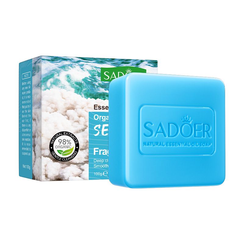 SADOER sea salt essential oil soap handmade soap bath soap cleansing body soap