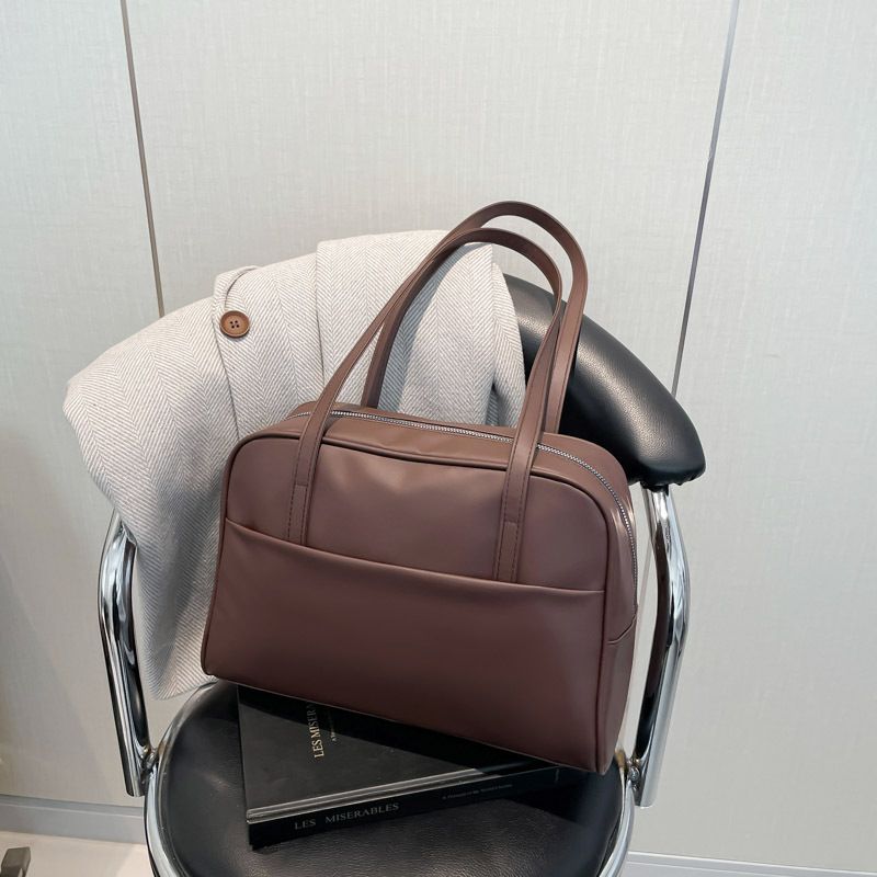 Women Large Capacity Tote Bag with Niche Design, Versatile Commuter Shoulder & Handheld Bag for Ladies
