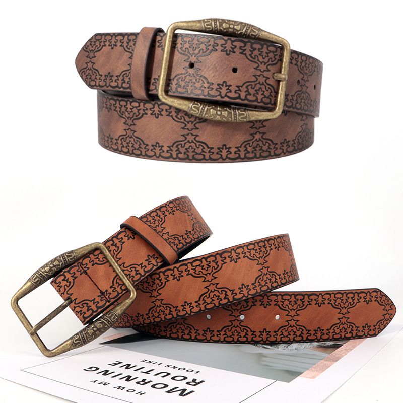 New trend retro emboweled belt Women's summer retro ethnic fashion belt 1655