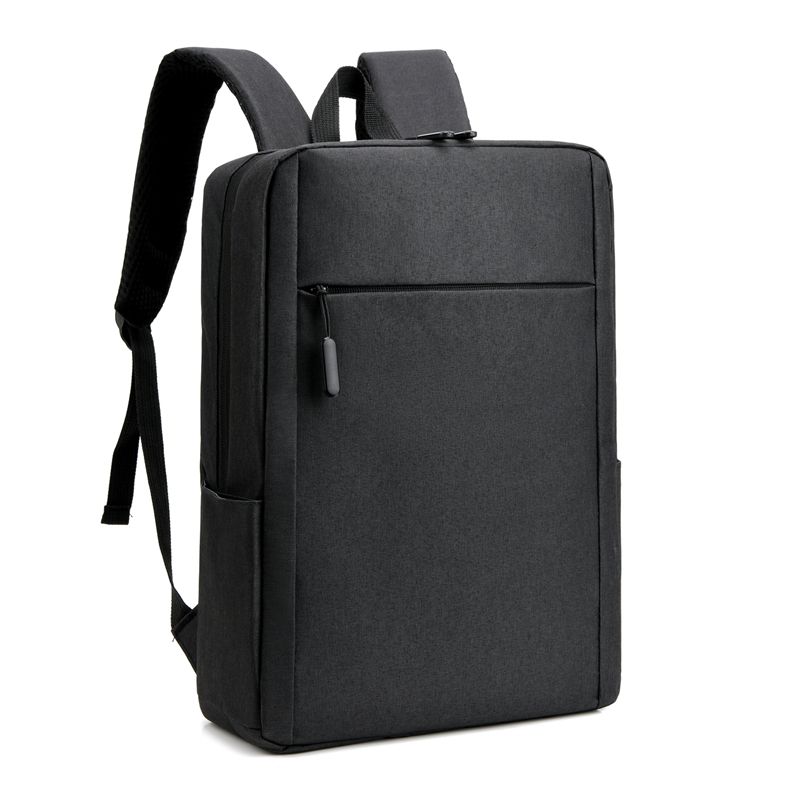 Business laptop backpack-Fashion backpack new simple backpack men's and women's leisure business computer bag Southeast Asia supplyblack