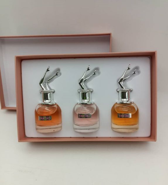 3PCS Women's Lasting Temptation Eau de Tolette Parfum 30MLX3PCS Original Fragrant Glass Bottle for Daily Use Perfume