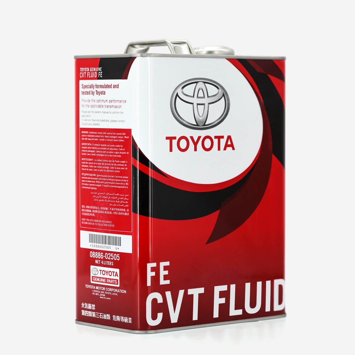 High quality automatic transmission oil TOYOTA CVT-FE 4L*6 08886-02505
