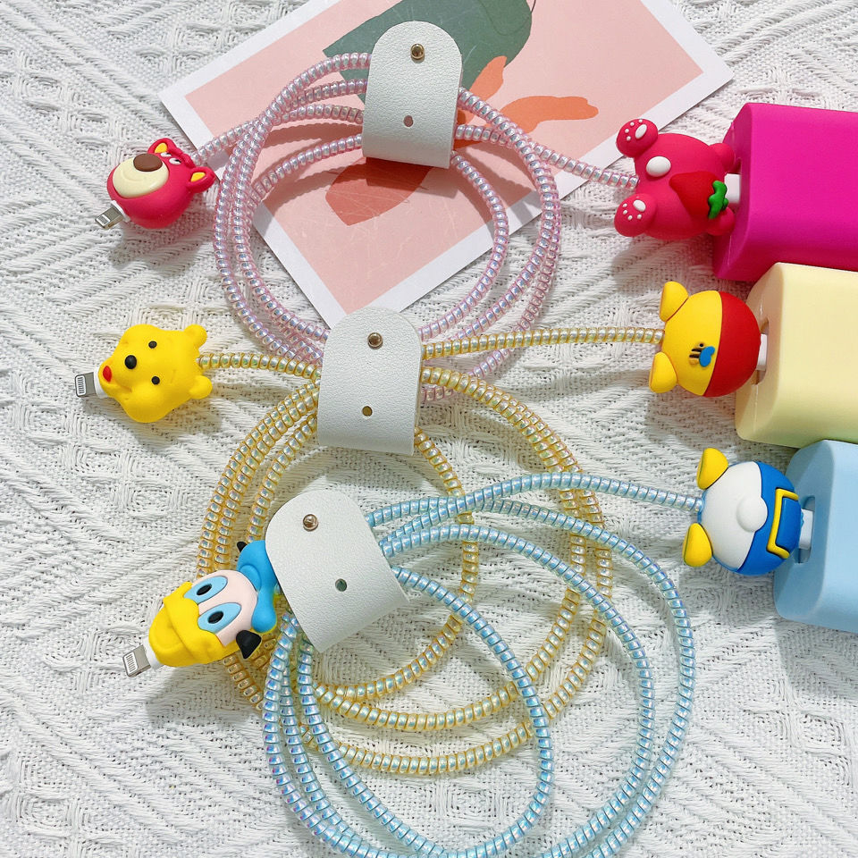 AKAKD  Cable Protector For iPhone Fast Charging 18/20W Cover USB Data Cable Line Cable Protective
