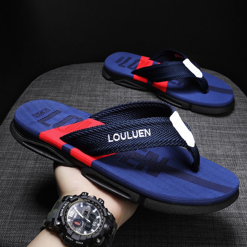 L-229 Men's Summer beach flip flops Flexible Slippers Resistant Flip Flops men Slippers