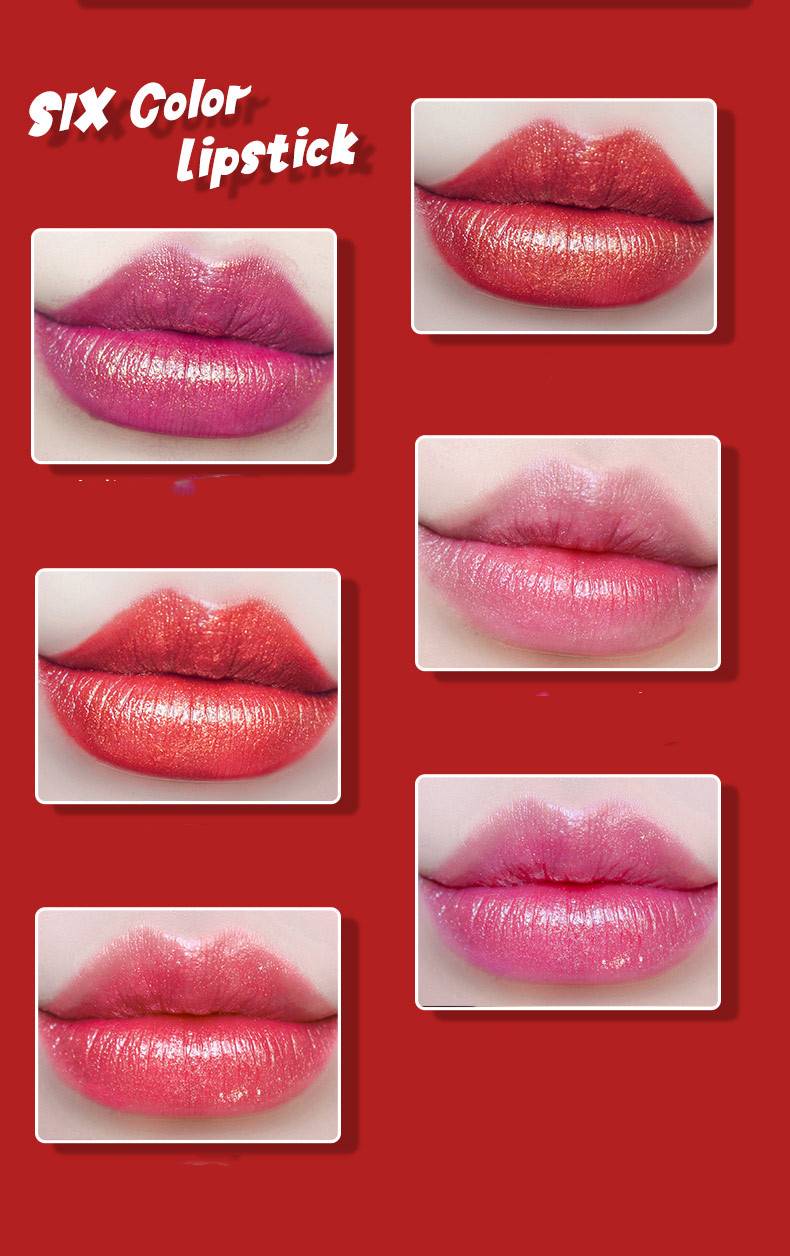 Light purple lipstick CRRshop free shipping female hot sale Dragon Fruit Colorless Lipstick Rose Red Rose Purple Student Color Changing lipstick Barbie Pink Lipstick 