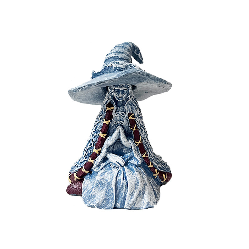st-93418 witch decoration toys, Witch Jani statue ornaments party decoration