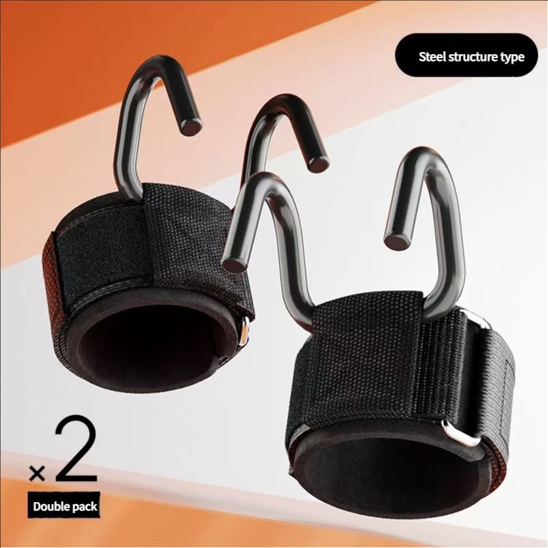 Pull up wrist brace with tension band, single and double bars to assist in preventing slipping, lumbar spine stretching, fitness, muscle building, and hard stretching