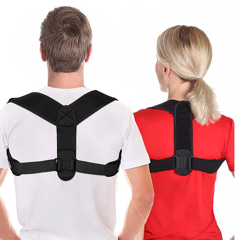 kaiweite24 Brace Support Belt Adjustable Back Posture Corrector Clavicle Spine Back Shoulder Lumbar Posture Correction Body Correct Tool