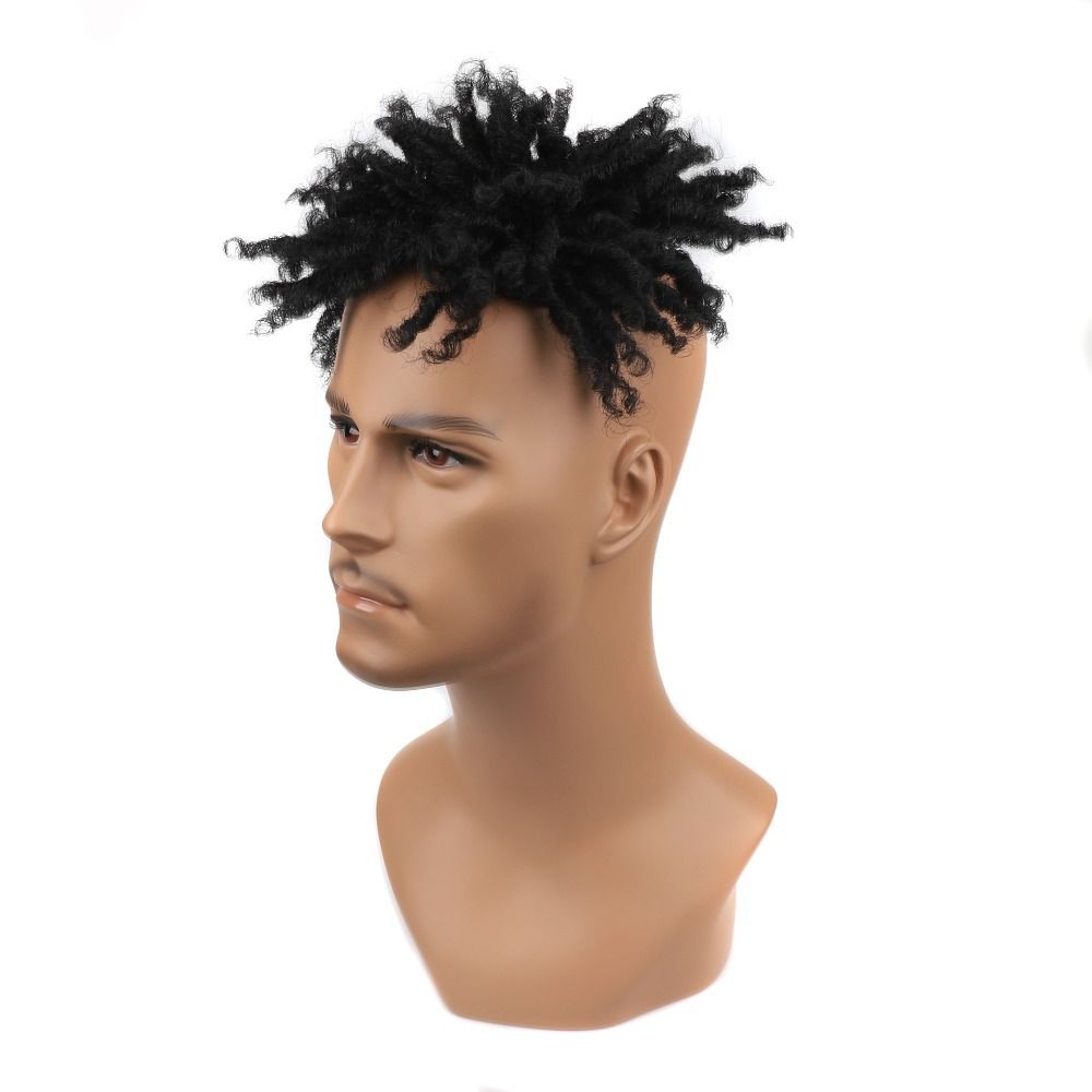 TopKiss Fashionable Low-Temperature Fiber Short Hair Wigs for Men - Upgrade Your Hairstyle Today Local
