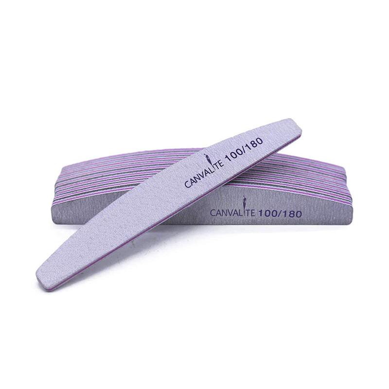 HY-123 10 PCS Professional Nail Files Double Sided Emery Board(100/180 Grit) Nail Styling Tools for Home and Salon Use